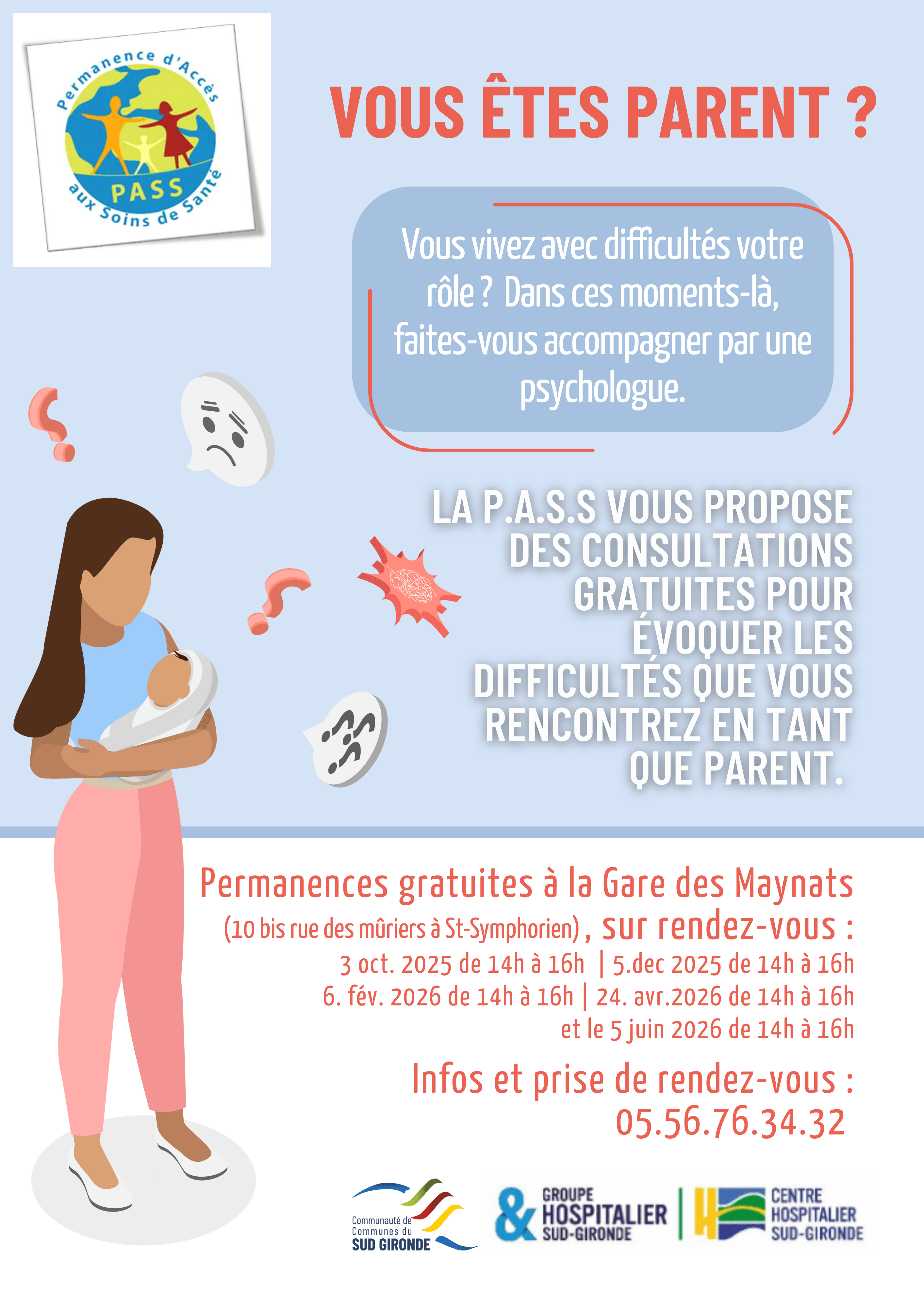 Affiche de la Permanence d'accès aux soins de santé