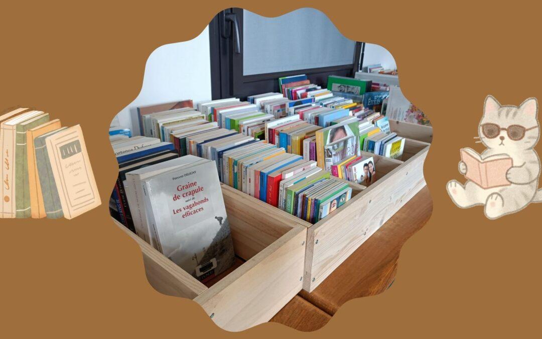 La braderie de la médiathèque