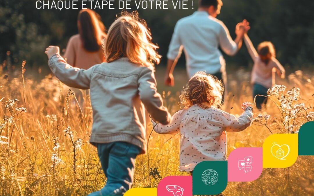 Affiche avec le QRCode pour Le guide qui vous accompagne à chaque étape de votre vie