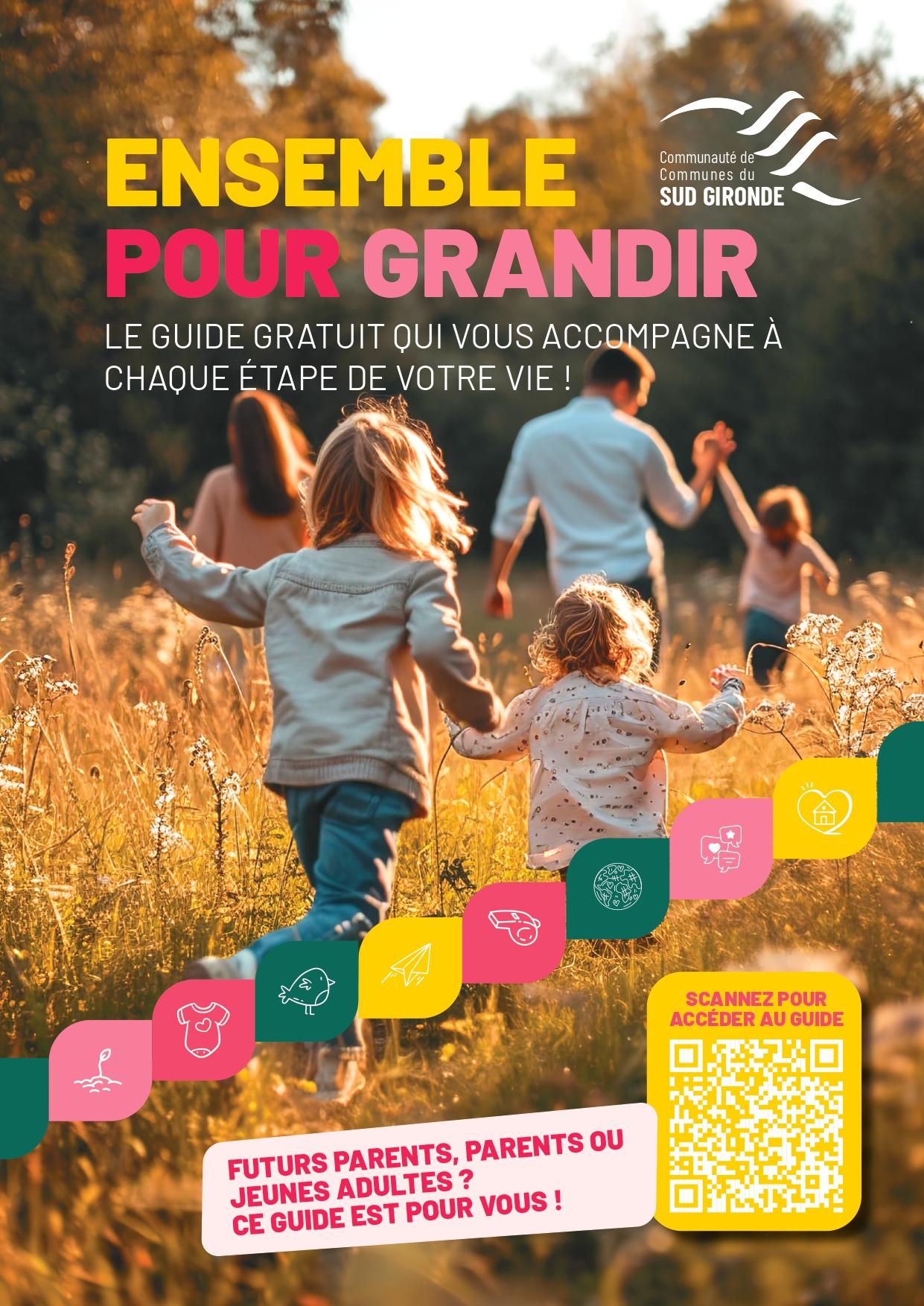 Affiche avec le QRCode pour Le guide qui vous accompagne à chaque étape de votre vie