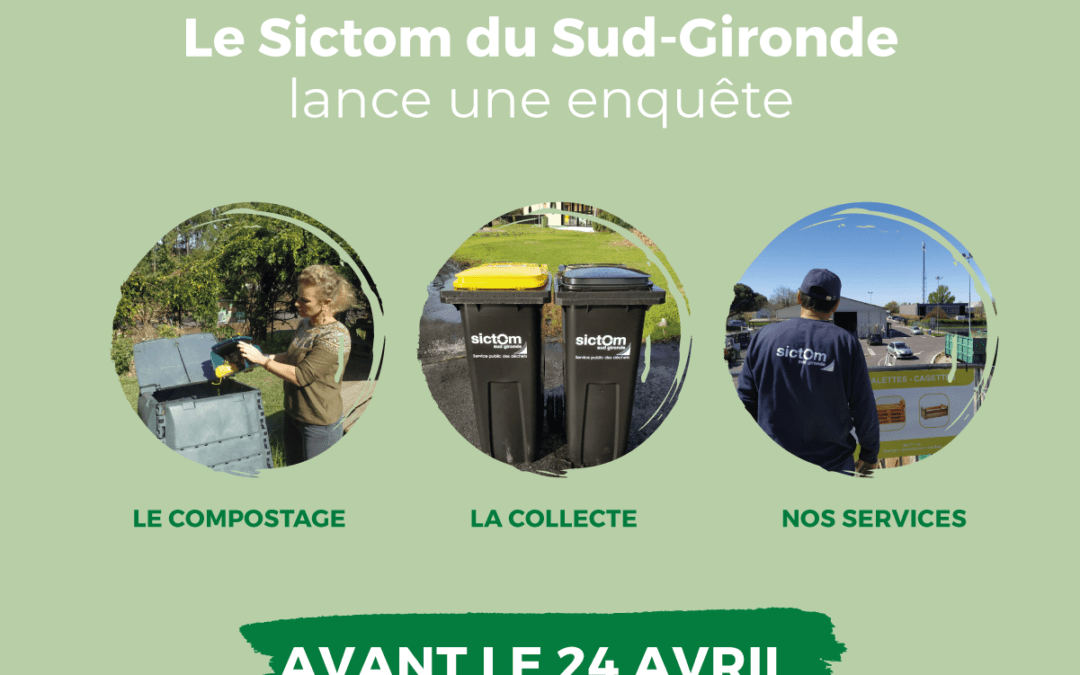 Enquête 2026 du Sictom du Sud Gironde