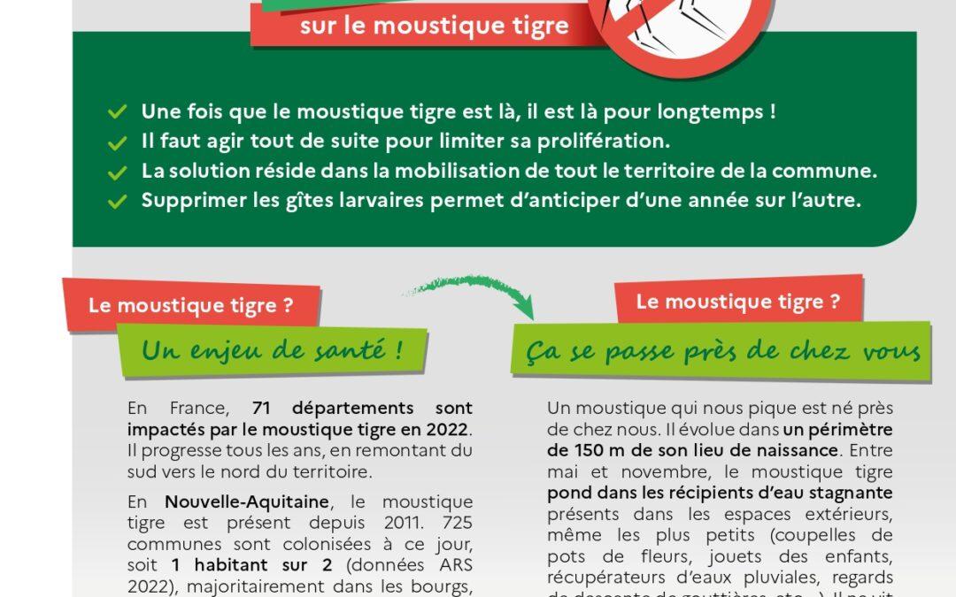 fiche informative de l'ARS sur le moustique tigre