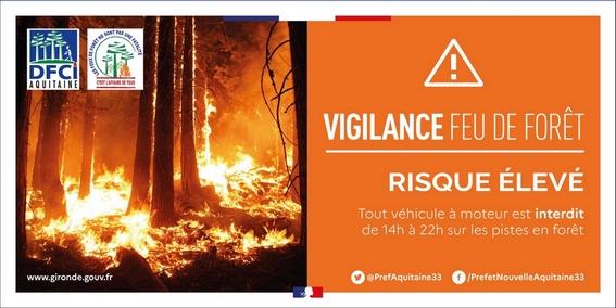 Vigilance orange feux de forêt