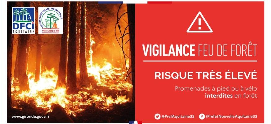 Vigilance rouge feux de forêt