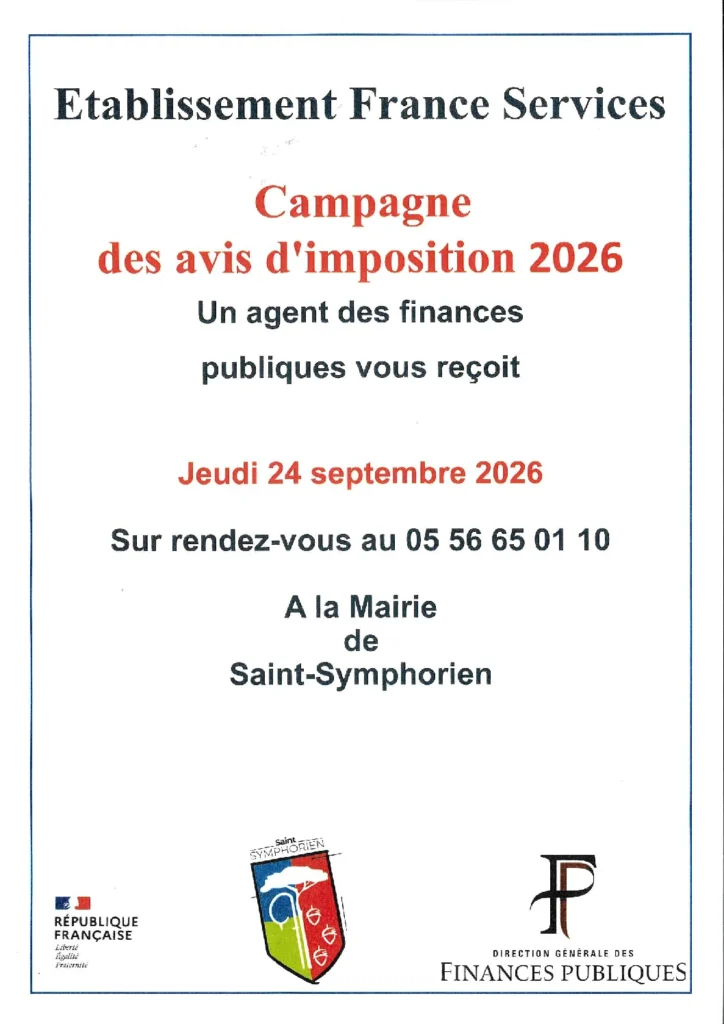 Campagne des avis d&rsquo;imposition 2026