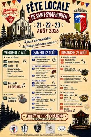 Fête locale du 21-22 et 23 août