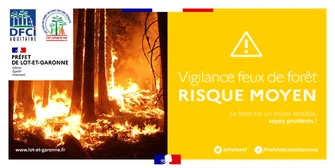 Vigilance jaune feux de forêt
